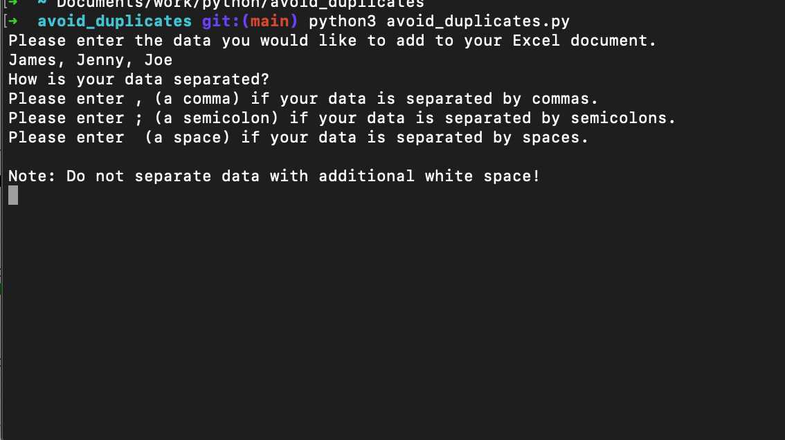 Screenshot of Duplicate Word Checker